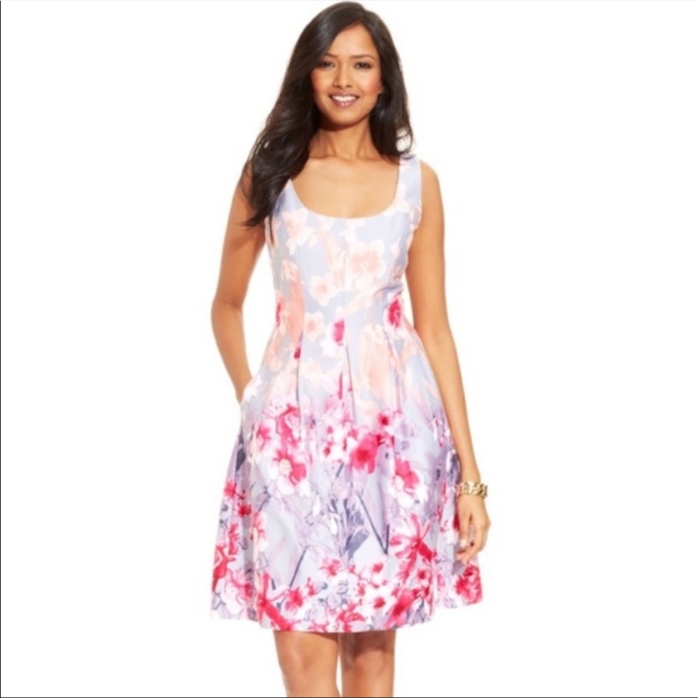 Nine West Floral Print Dress Size 12
